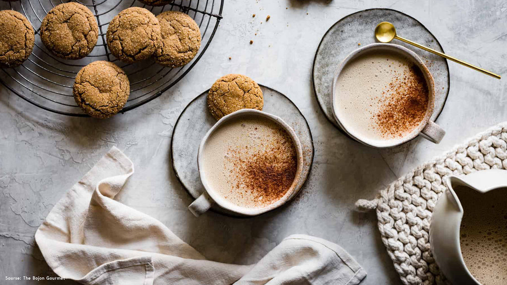 Cremiger Cashew Gingersnap Latte {vegan}